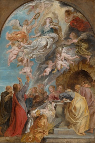 Modello für die Himmelfahrt der Jungfrau, um 1622-1625 von Peter Paul Rubens